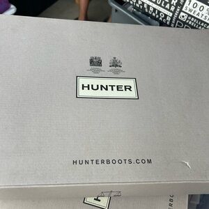 Hunter Rain Boots Red Gloss Wm 7